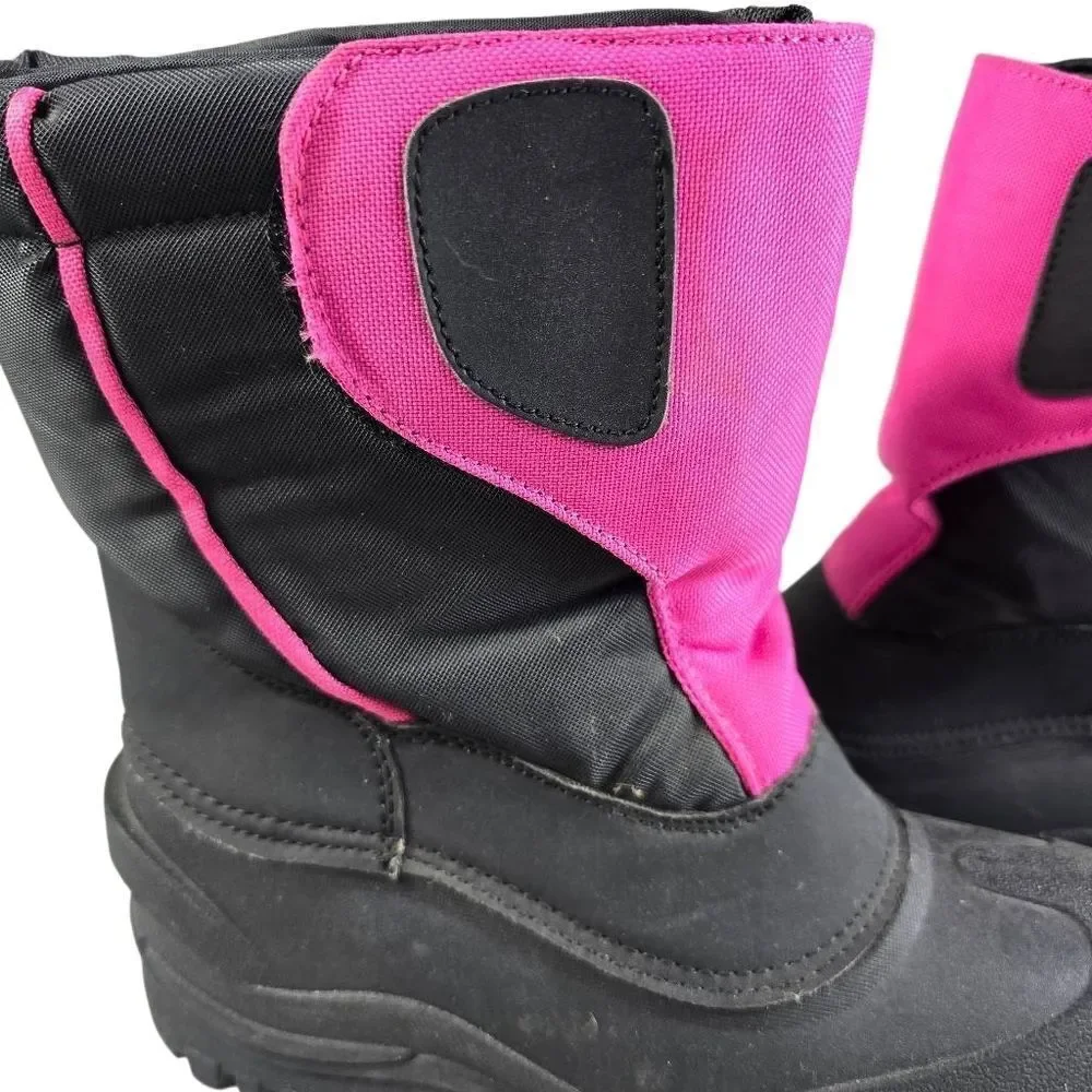 Itasca Kids Rain & Snow Boots - Black and Pink